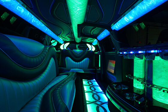 Luxury limo interiors